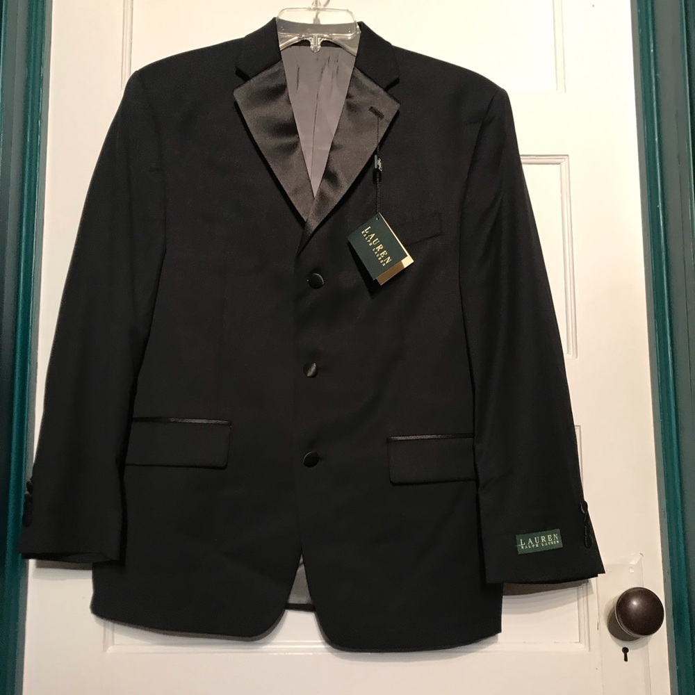Vintage Lauren Ralph Lauren Wool Tuxedo Jacket Union Made